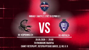ХК «ЕвроНика 2» - ХК «Royals» | 28.05.2026