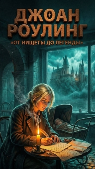 Джоан Роулинг - от нищеты до легенды.