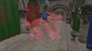 Transparent Stanford dragon
