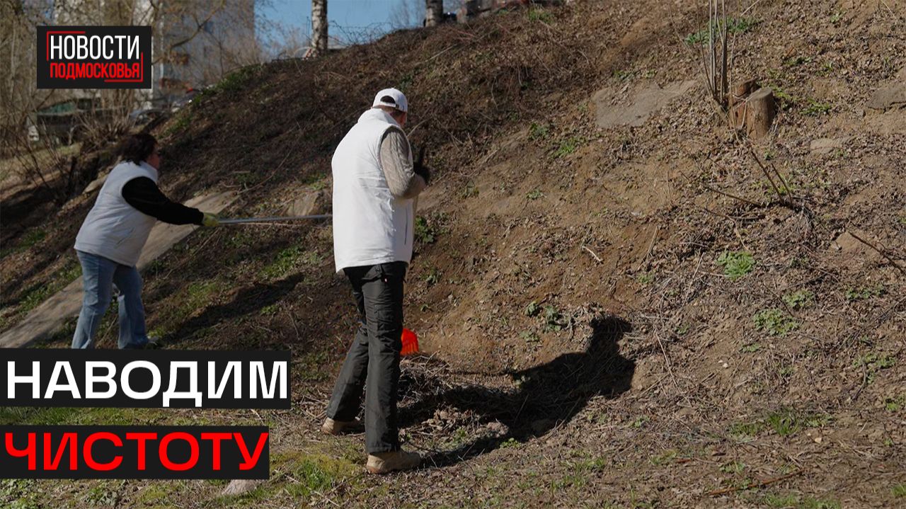 Субботники провели по всей Истре