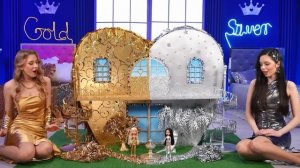 Строим Удивительный Кукольный Домик Золотой vs Серебряный Челлендж # Смешные Моменты Multi DO Girls