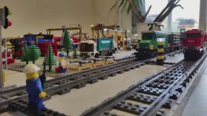 ЛЕГО Поезд 7898 Доставляем рельсы на стройку! 🚂
