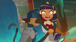 CLEOPATRA IN SPACE Clip -  Escaping The Lava Monster  (2021)