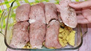 И МЯСО, и ГАРНИР сразу. Вкусный УЖИН для всей семьи.