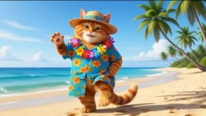 ТАНЦЫ для детей | танцы для малышей. Толстопуз танцует на пляже 🌊☀