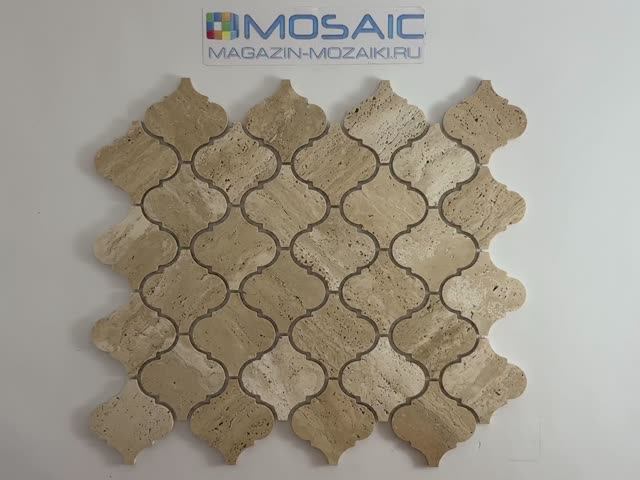 Мозаика ARABESCUE TRAVERTINE POL смотреть онлайн