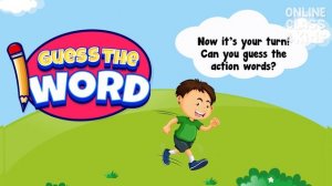 20 Action Words _ Verbs _  Vocabulary _