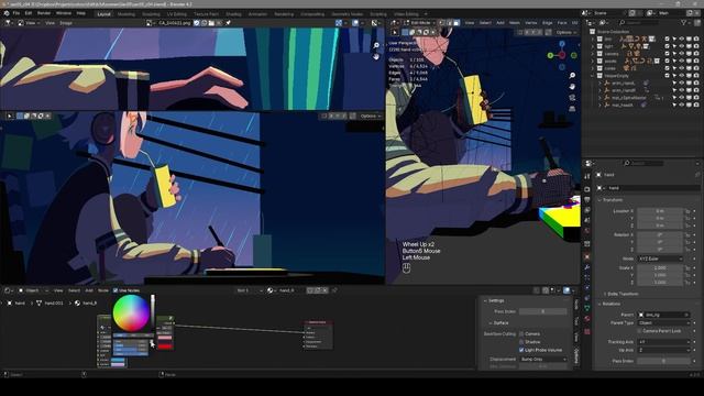 Coloso - A to Z of NPR Animation in Blender 35-6. Character Lighting Material Adjustment 1