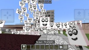 Появляется слишком много спрунков Девятнадцать из Numberblocks в Minecraft PE