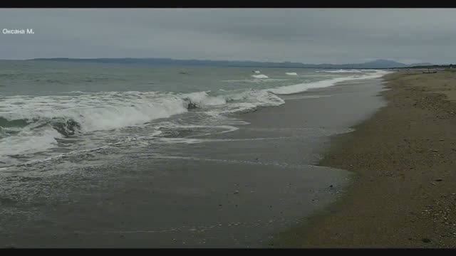 Весеннее Охотское море,  Сахалин