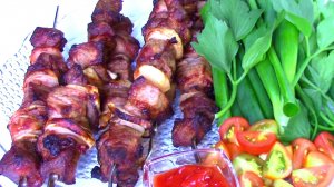 Шашлык по- кавказски в маринаде от Костровок в духовке.