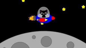 Детская сенсорная игрушка «Кот в космосе»
