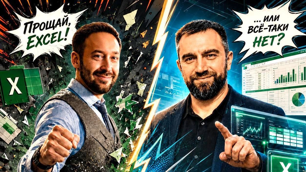 2026-05-27. Институт бизнес-аналитики VS Академия Excel. Прощай Excel… или всё-таки нет?