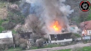 💥 Бортовой Журнал Военлёта публикует кадры уничтожение ПВД ВСУ ЛМУРом на одном из направлений !!!