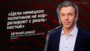 «Цели немецких политиков не коррелируют с реальностью» - Евгений Шмидт