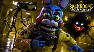 🔷ЖУТКИЕ АНОМАЛИИ ОХОТЯТСЯ ЗА ТОЙ БОННИ🔷Backrooms: Escape Together