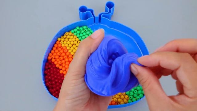 Залипательный АСМР 🌈 Радужный слайм  «Щенячьего патруля» смешиваем пластилин из секретных яиц