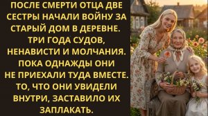 Истории из жизни «ДВЕ СЕСТРЫ. ОДИН ДОМ. ТРИ ГОДА МОЛЧАНИЯ» Слушать житейские истории. Аудиокниги