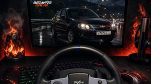 Я ГЛУХОНЕМОЙ, ЛАДА ГРАНТА ШАШКИ ПО ГОРОДУ В БИМКЕ на РУЛЕ | BeamNG.drive #beamngdrive #руль