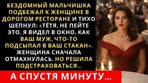 ИСТОРИИ ИЗ ЖИЗНИ|В ресторане к женщине подбежал мальчик|РЕАЛЬНЫЕ ИСТОРИИ|ЖИЗНЕННЫЕ ИСТОРИИ