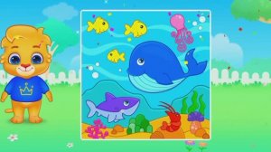 Детский развивающий мультфильм, пазлы, головоломка.