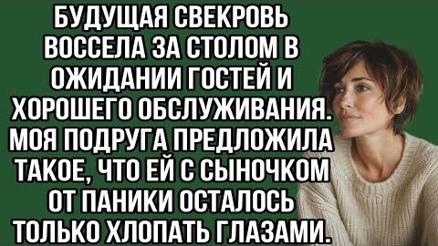 ИСТОРИИ ИЗ ЖИЗНИ|Будущая свекровь воссела за столом|РЕАЛЬНЫЕ ИСТОРИИ|ЖИЗНЕННЫЕ ИСТОРИИ смотреть онлайн
