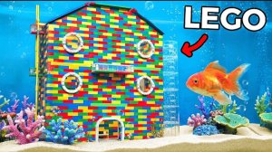 Строю самый КРУТОЙ ДОМ для СВОЕЙ РЫБКИ из LEGO !