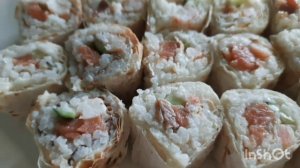 Роллы из лаваша.