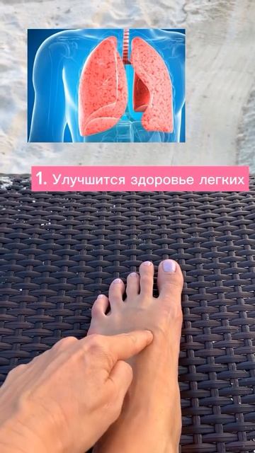 Точечный массаж на ноге