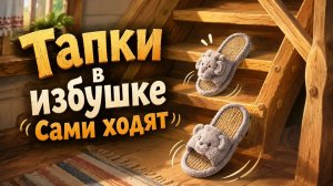 Тапки в избушке гуляют сами