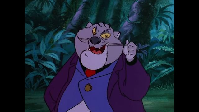 Фрагмент из мультфильма "Чип и Дейл: Спасатели" - Собачий остров (1989)