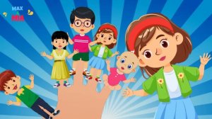 Семья пальчиков _ Finger family song - Развивающие детские песни от Max and Mia