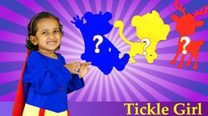 щекотать девушку _ Tickle Girl на русском _ Kuku and Cucudu Детские песни