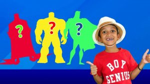 Цвета супергероев _ Superheroes colors На Русском _ Детские Песни - Kuku and Cucudu На Русском(1)