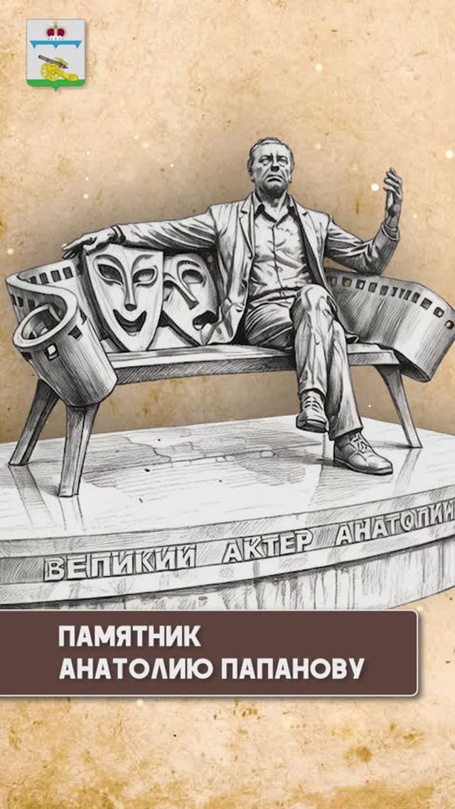 «Живая история Вязьмы».Памятник Анатолию Папанову смотреть онлайн