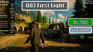Rtx 2060   007 First Light - 4K, 1440P, 1080P, Dlss 4.6, Fsr 3.1 - Ultra, High, Medium, Low