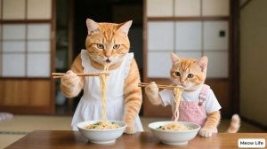 Рыжий котенок играет с макияжем мамы-кошки 💋, мама-кошка не может перестать смеяться 😹
