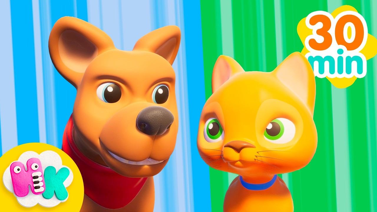 Cane e Gatto | Canzoni per Bambini | HeyKids Italiano смотреть онлайн