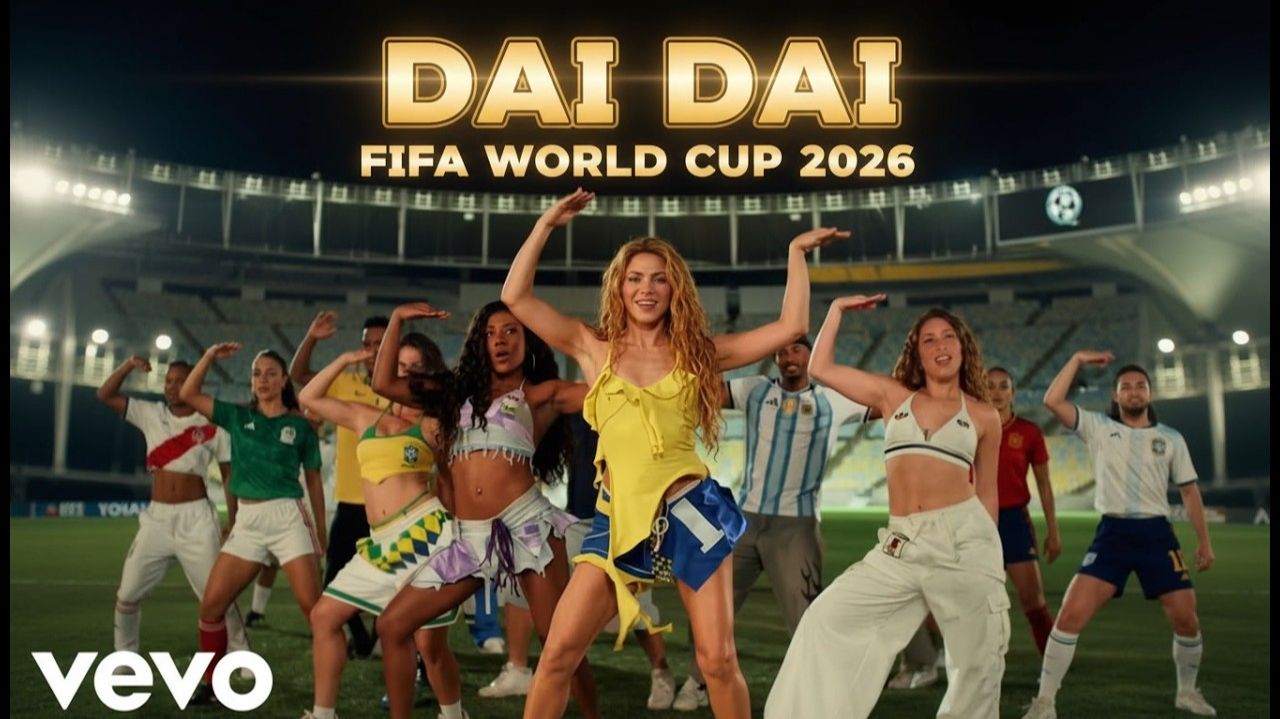Шакира Чемпиона Мира 2026 Shakira - DAI DAI (Video Oficial) – FIFA World Cup 2026 Саундтрек ЧМ 2026