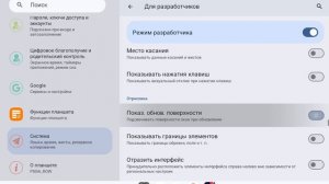 как включить параметры разработчика и какие есть функции
.mp4