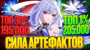 Насколько Важны Топовые Артефакты? Приросты от сильной сборки [Genshin Impact]