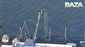 Аттракцион «Русские горки» сломался в Техасе: на 30-метровой высоте застряли восемь школьников