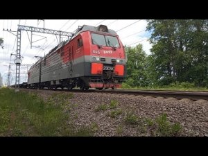 2ЭС4К-043 с платформами