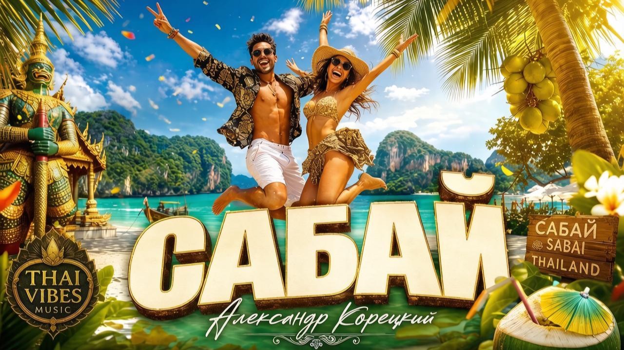 САБАЙ🌴Александр Корецкий👍Самая Яркая ПЕСНЯ❤️Thailand