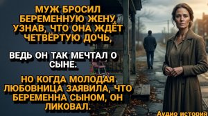 Истории из жизни|Муж бросил БЕРЕМЕННУЮ Жену|Аудиорассказы|Аудиокниги|Реальные истории