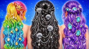 Как стать Русалкой # Черная vs Розовая vs Фиолетовая Русалка от Multi DO Girls