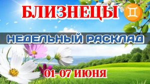 БЛИЗНЕЦЫ ♊ Недельный расклад 01-07 ИЮНЯ /Таро Прогноз/Сферы жизни