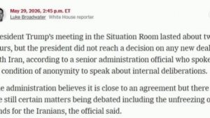 ‼️🇺🇸🇮🇷 Трамп завершил встречу по иранской сделке, не приняв решения, — NYT

➖«Встреча президента