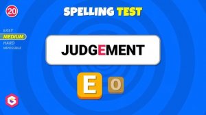 English Spelling Quiz