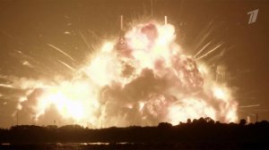 Во Флориде во время испытаний взорвалась ракета-носитель.